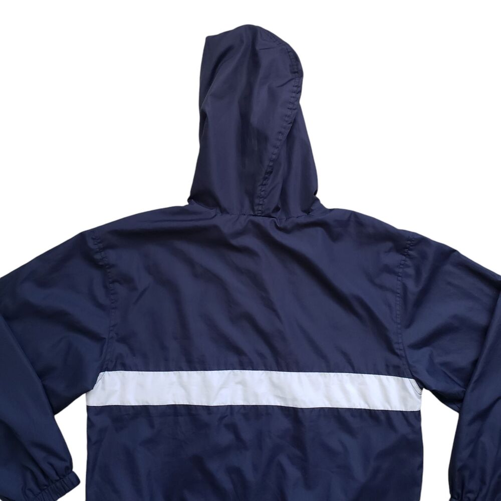 Vintage Walt Disney World Windbreaker Jacket Small Blue Full Zip Hooded Lined - Picture 11 of 12
